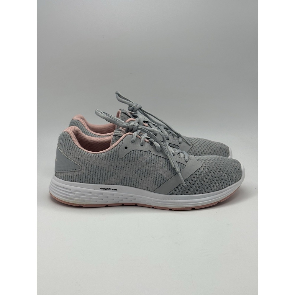 Asics Shoes Womens Size 7.5  Grey Pink Mesh AmpliFoam Patriot 10